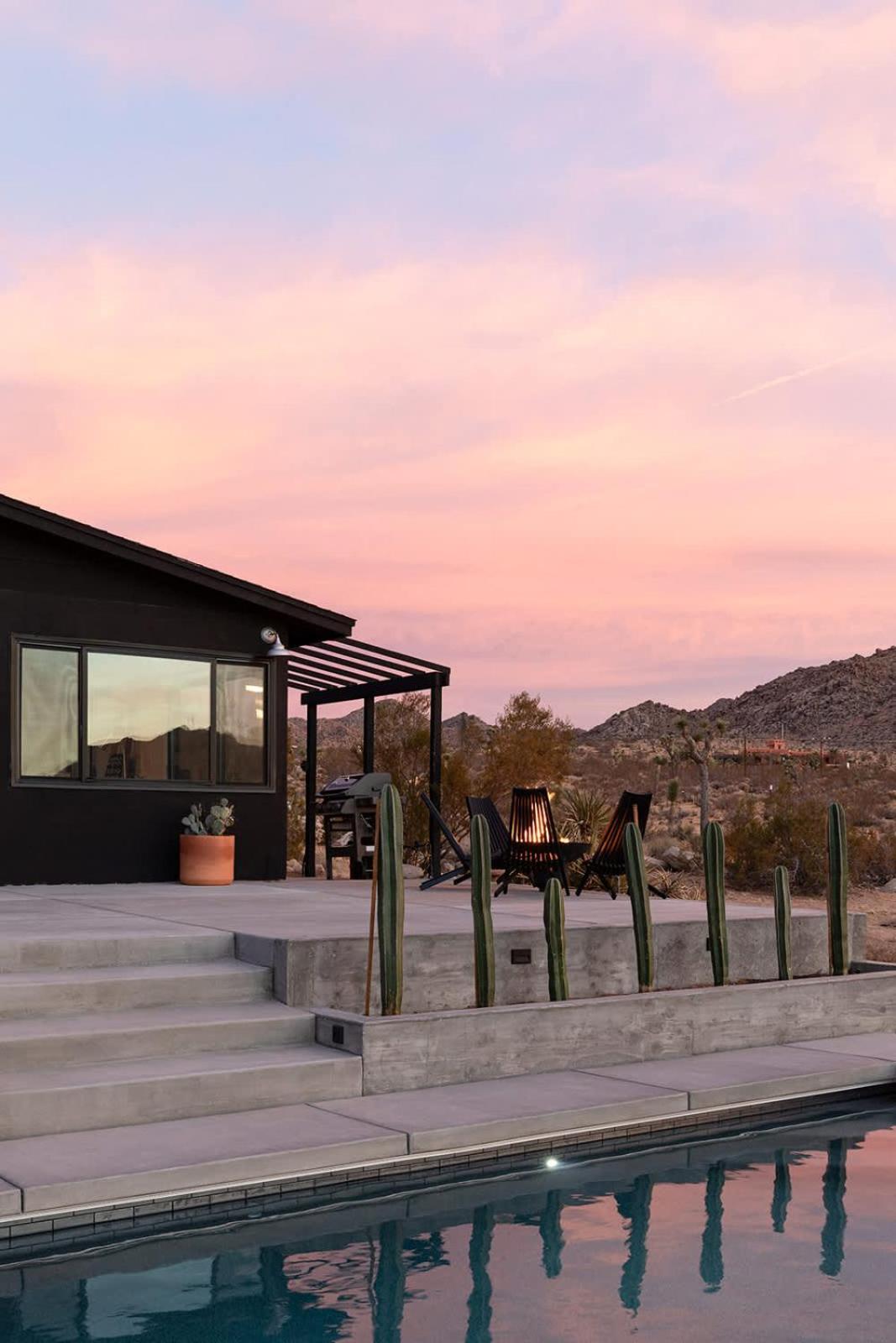 Sacred Haven L Cabin W Cowboy Pool At Park Entrance Joshua Tree Esterno foto